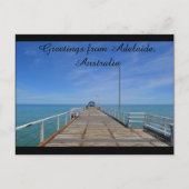 Carte Postale Salutations d'Adélaïde Australie (Devant)
