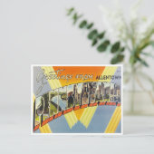 Carte Postale Salutations d'Allentown, Pennsylvanie (Debout devant)