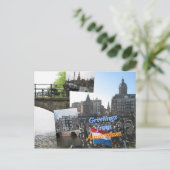Carte Postale Salutations d'Amsterdam (Debout devant)