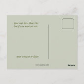 Carte Postale salutations d'anniversaire vintages (Dos)