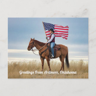 Carte Postale Salutations d'Ardmore, Oklahoma