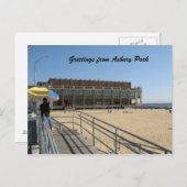 Carte Postale Salutations d'Asbury Park (Devant / Derrière)