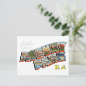 Carte Postale Salutations d'Asbury Park New Jersey (Debout devant)