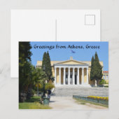 Carte Postale Salutations d'Athènes, Grèce (Devant / Derrière)