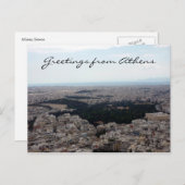 Carte Postale salutations d'athens vista (Devant / Derrière)