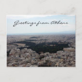 Carte Postale salutations d'athens vista (Devant)