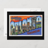 Carte Postale Salutations d'Atlanta (Devant / Derrière)