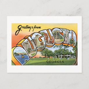Carte Postale Salutations d'Augusta, GA !