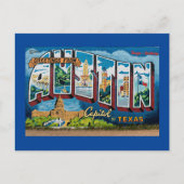 Carte Postale Salutations d'Austin, Texas (Devant)