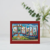 Carte Postale Salutations d'Austin, Texas (Debout devant)