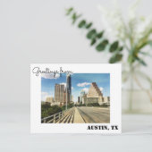 Carte Postale Salutations d'Austin, Texas Postcard (Debout devant)