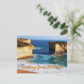 Carte Postale Salutations d'Australie (Debout devant)