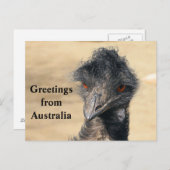 Carte Postale Salutations d'Australie (Devant / Derrière)