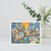 Carte Postale Salutations de Aiken, Caroline du Sud Voyage (Debout devant)