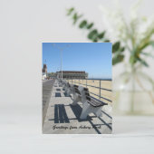 Carte Postale Salutations de Asbury Park Boardwalk (Debout devant)