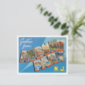 Carte Postale Salutations de Asbury Park, New York Travel (Debout devant)