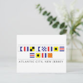 Carte Postale Salutations de Atlantic City (Debout devant)