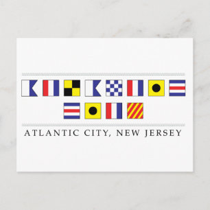Carte Postale Salutations de Atlantic City