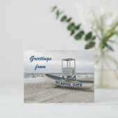 Carte Postale Salutations de Atlantic City New Jersey (Debout devant)