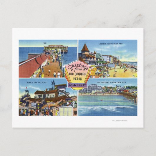 Carte Postale Salutations de avec vues Pittoresques (Devant)