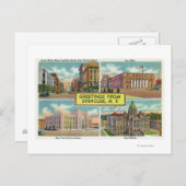 Carte Postale Salutations de avec vues Pittoresques 2 (Devant / Derrière)