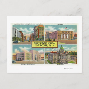 Carte Postale Salutations de avec vues Pittoresques 2