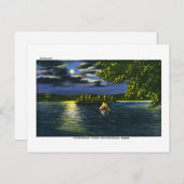 Carte Postale Salutations de Barnesville, Minnesota - Lune (Devant / Derrière)