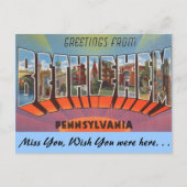 Carte Postale Salutations de Bethléem (Devant)