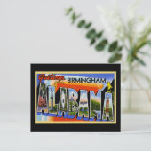 Carte Postale Salutations de Birmingham Alabama (Debout devant)