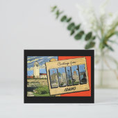 Carte Postale Salutations de Boise Idaho (Debout devant)