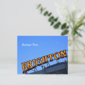 Carte Postale Salutations de BRIGHTON (Debout devant)