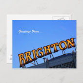 Carte Postale Salutations de BRIGHTON (Devant / Derrière)