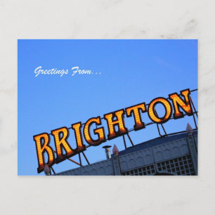 Carte Postale Salutations de BRIGHTON