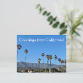 Carte Postale Salutations de Californie ! (Debout devant)