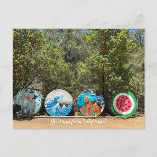 Carte Postale Salutations de Californie ! (Devant)