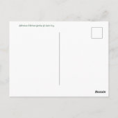 Carte Postale Salutations de Californie ! (Dos)