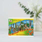 Carte Postale Salutations de Californie (Debout devant)