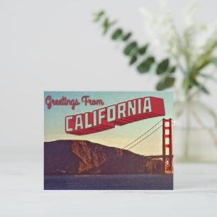 Carte Postale Salutations de Californie