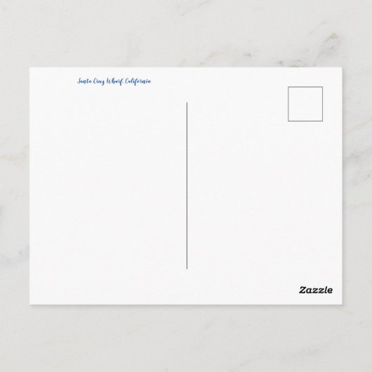 Carte Postale Salutations de Californie ! (Dos)