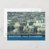 Carte Postale Salutations de Cambridge (Devant / Derrière)