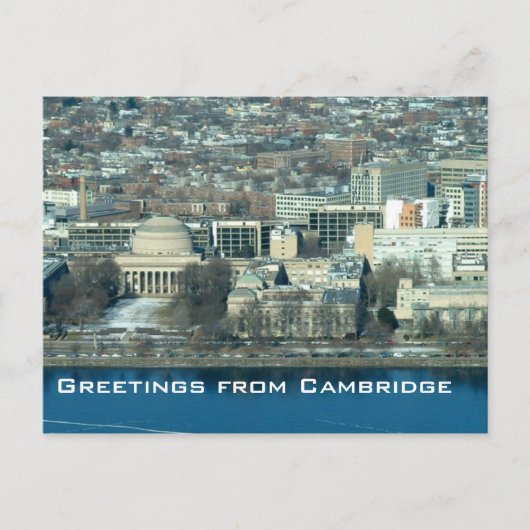 Carte Postale Salutations de Cambridge (Devant)