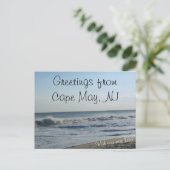 Carte Postale Salutations de Cape May, NJ (Debout devant)