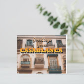 Carte Postale Salutations de CASABLANCA (Debout devant)
