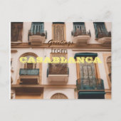 Carte Postale Salutations de CASABLANCA (Devant)