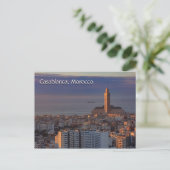 Carte Postale Salutations de Casablanca Maroc (Debout devant)