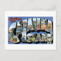 Salutations de Catalina Island, California Retro