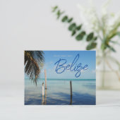 Carte Postale Salutations de Caulker Caye Belize (Debout devant)