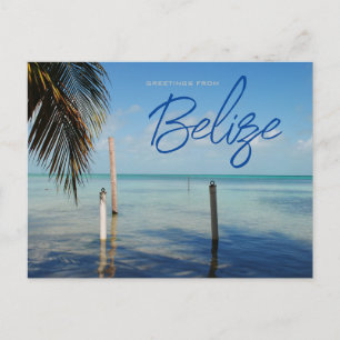 Carte Postale Salutations de Caulker Caye Belize