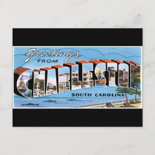 Carte Postale Salutations de Charleston