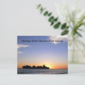 Carte Postale Salutations de Charleston South Carolina Customiza (Debout devant)